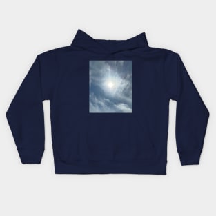 Blue Gray at Dusk Kids Hoodie